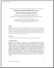 Benson-Rahman - Security Risks in Mechanical Engineering Industries