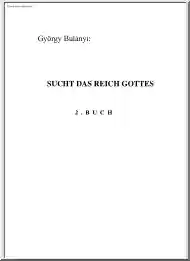 Bulányi György - Sucht das reich gottes, 2. buch