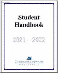 Christopher Newport University, Student Handbook