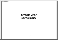 Depeche Mode szövegkönyv