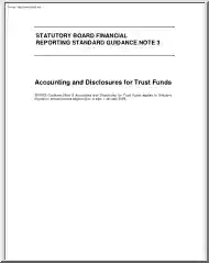 Accounting and Disclosures for Trust Funds