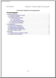 Varga László - A tranzisztor felépítése és áramegyenletei