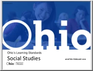 Ohios Learning Standards, Social Studies
