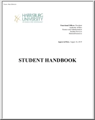 Harrisburg University of Science and Technology, Student Handbook