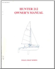 Hunter 212 Owners Manual