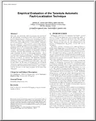 Empirical Evaluation of the Tarantula Automatic Fault-Localization Technique