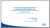 Zsákay László György - A nem közszolgáltatások működésének aspektusai a COVID időszaka alatt