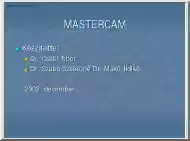 Mastercam előadás