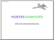 Vezetés-szervezés I