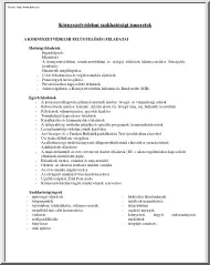 Környezetvédelmi szakhatósági ismeretek