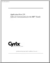Software Customization for the Cyrix MII Family