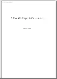 Komló Csaba - A Mac OS X operációs rendszer