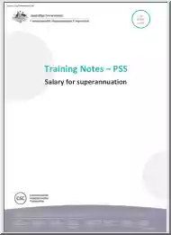 Salary for Superannuation, Training Notes, PSS