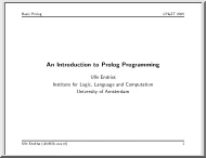 Ulle Endriss - An Introduction to Prolog Programming