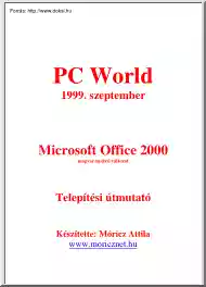 Móricz Attila - Microsoft Office 2000