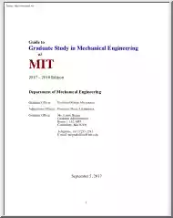Professor Rohan Abeyaratne - Guide to Graduate Study in Mechanical Engineering
