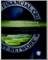 Insurance Industry, Suspicious Activity Reporting
