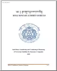 Anti-Money Laundering and Countering of Financing of Terrorism Guideline for Insurance Companies