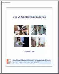 Top 20 Occupations in Hawaii