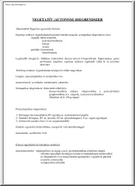 Vegetatív (autonom) idegrendszer