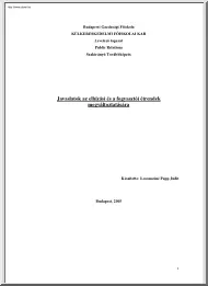 Losoncziné Papp Judit - Javaslatok az