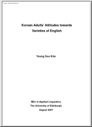 Young Soo Kim - Korean Adults Attitudes towards Varieties of English