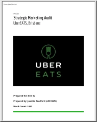 Erin Su - Strategic Marketing Audit, UberEats, Brisbane