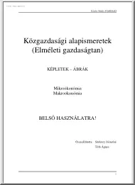 Sárközy-Tóth - Közgazdasági alapismeretek, Elméleti gazdaságtan, képletek, ábrák