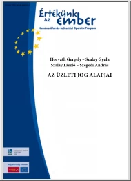 Horváth-Szalay - Az üzleti jog alapjai