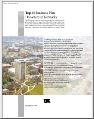 Top 20 Business Plan, University of Kentucky