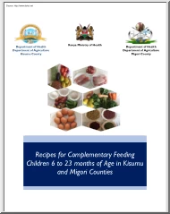 Recipes for Complementary Feeding Children 6 to 23 Months of Age in Kisumu and Migori Countries