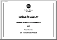 Dr. Domonkos Sándor - Elektronikai alapsimeretek