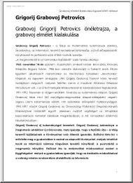 Grabovoj Grigorij Petrovics önéletrajza, a grabovoj elmélet kialakulása