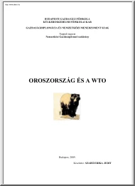 Szabó Erika Judit - Oroszország és a WTO