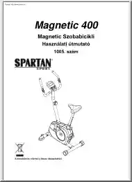 Magnetic 400 szobabicikli használati útmutató