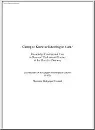 Marianne Rodriguez Nygaard - Caring to Know or Knowing to Care