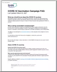 COVID-19 Vaccination Campaign FAQ