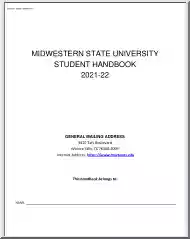 Midwestern State University Student Handbook