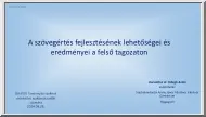 Horváthné dr. Hidegh Anikó - A szövegértés fejlesztésének lehetőségei és eredményei a felső tagozaton