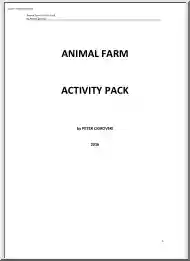 Peter Cigrovski - Animal Farm, Activity Pack