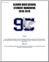 Clover High School Student Handbook
