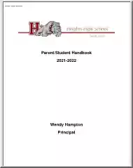 Heights High School, Parent Student Handbook