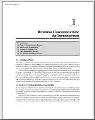 Business communication, introduction