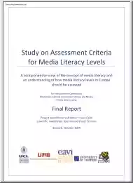 González-Thompson - Concept of Media Literacy and an Understanding of how Media Literacy Levels in Europe should be Assessed