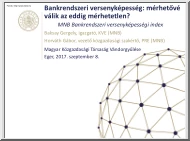 Baksa-Horváth - Bankrendszeri versenyképesség, mérhetővé válik az eddig mérhetetlen