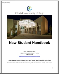 Clovis Community College, New Student Handbook