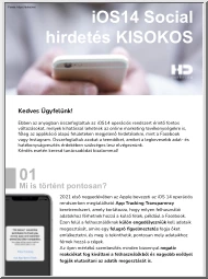 iOS14 Social hirdetés KISOKOS