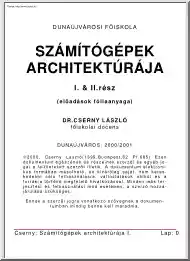 Dr. Cserny László - Architektúrák, 2000
