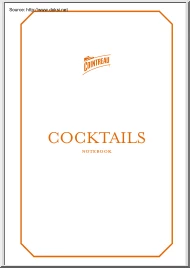 Cocktails Notebook