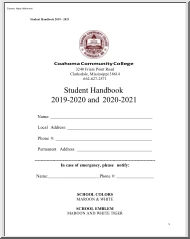 Coahoma Community College, Student Handbook